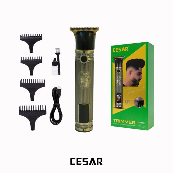 Tondeuse de finition CESAR™ Or Vintage – Élégance et précision à chaque coupe