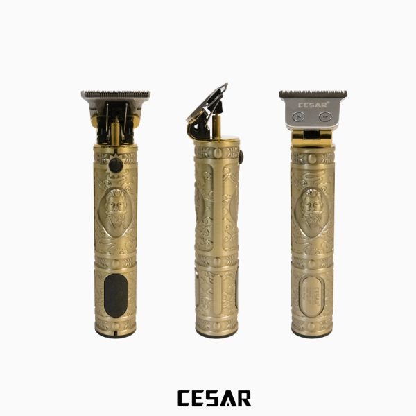 Tondeuse de finition CESAR™ Gold Édition – Élégance vintage & performance de pro – Image 2